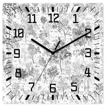 Wall Clock Maple Leaf Tree Pine Operated Square Clocks Wooden Silent Non Ticking Wallclock 12 Inch Plants Wall Clock Maple Leaf Tree Pine Operated Square Clocks Wooden Silent Non Ticking Wallclock 12 Inch