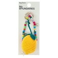 thumbnail image 4 of No Boundaries Women's Festival Bag Charm, Yellow Crochet Lemon & Beads, 4 of 5