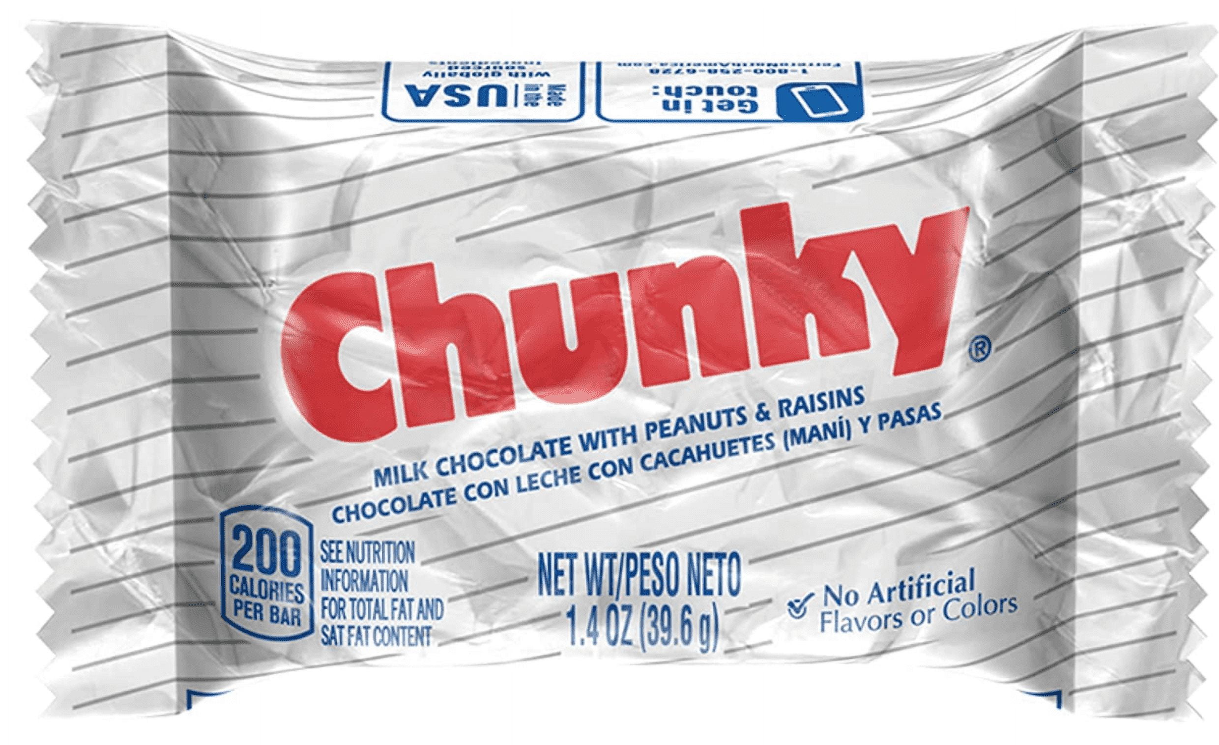 Chunky on sale candy bar