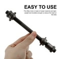 thumbnail image 3 of Bicycle Axle Set with Quick Release Design for Easy Maintenance Durable Metal Black 1 Set, 3 of 6