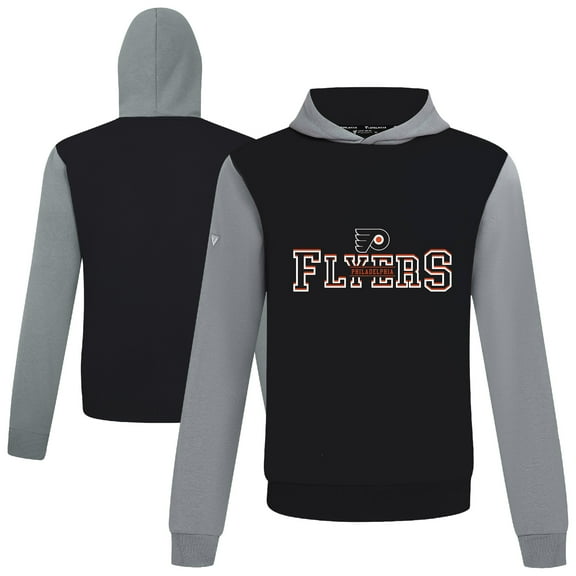 Men's Levelwear Black/Gray Philadelphia Flyers Ultimate Journey Pullover Hoodie