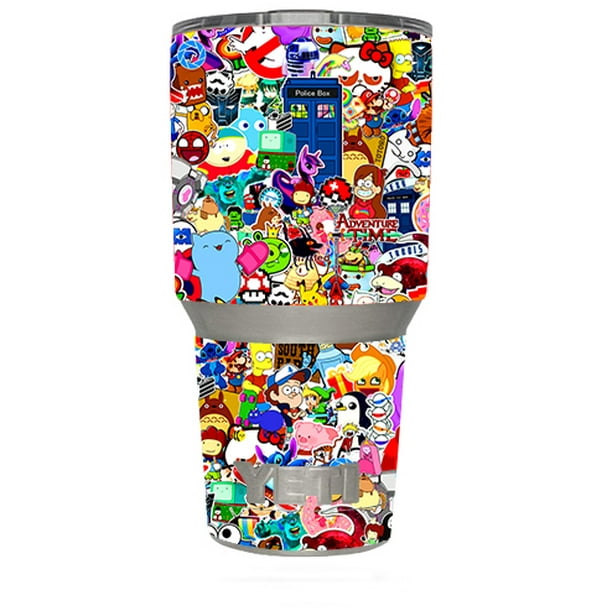 Yeti 30Oz Sticker Decal Set For Your 30 Oz Tumbler / Sticker Collage