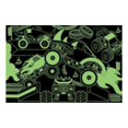 Mudpuppy Monster Trucks OIF8 100 Piece Glow in The Dark Puzzle with