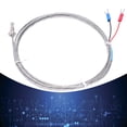 thumbnail image 4 of Gupbes K‑Type Temperature Sensor,Thermocouple Sensor WRNT‑02 M8 Thread Screw Red Black Wire K Type Screw Temperature Probe,K‑Type Thermocouple, 4 of 8