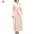 thumbnail image 3 of Unisex Long Toba Albornoz Salón Invierno Otoño Casual Cálido Campo Camino Piel deportiva para la piel transpirable Elástico Housecoat Pink M Inevent HA011311-01, 3 of 7