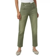 Hue Women's High-Rise Denim Green Girlfriend Leggings S