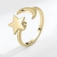 thumbnail image 1 of Anillos para mujer, regalos para mujer, anillo giratorio de estrella para mujer, apertura ajustable, anillo ajustable para dedo y estrella., 1 of 3