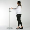 thumbnail image 4 of M&T Displays Floor Stand Universal Holder for Liquid/Lotion Soap or Hand Sanitizing Products, Medical Face Mask, Disposable Glove, Wipe, Facial Tissue, 4 of 7