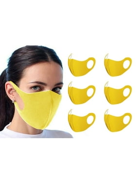 Download Yellow Cloth Face Masks Men S Women S Cloth Face Masks Walmart Com PSD Mockup Templates