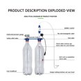 thumbnail image 3 of Aquarium Blue Version DIY CO2 Generator Solenoid Valve Bubble Counter Aquatic Plants CO2 Fish Tank CO2 Generator Equipment ,Easy Installation, 3 of 7