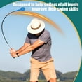 thumbnail image 2 of 44-Inch Golf Swing Trainer, Portable Indoor/Outdoor Warm-Up Stick for Balance, Flexibility & Power Training, 2 of 7
