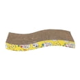 thumbnail image 2 of Cat Scratcher Cat Scratching Lounge Bed Furniture Protector, Corrugated, Durable s shaped, 2 of 9