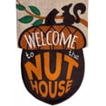 thumbnail image 3 of Briarwood Lane Welcome To The Nuthouse Humor Burlap House Flag, 3 of 4