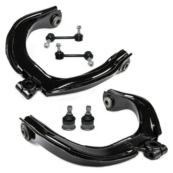 6 Pc Suspension Kit Upper Control Arms   Upper Ball Joints Rear Sway Bar End Links Fits select: 2002-2007 CHEVROLET TRAILBLAZER, 2002-2007 GMC ENVOY