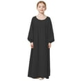 thumbnail image 2 of SXcggal One Enfants Filles Adorables Abaya Robes Manches Longues Coupe Ajustée Décontractée Robe de Prière Robe Belle Respirante Mignonne Robe Fille, 2 of 3