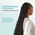 thumbnail image 2 of Cabello trenzado humano Lvnatu Body Wave Color 4, marrón, 22 cm, 2 of 5