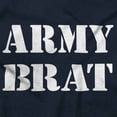 thumbnail image 2 of Army Brat Funny Military USA Child Toddler Boy Girl T Shirt Infant Toddler Brisco Brands 3T, 2 of 6