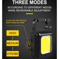 thumbnail image 3 of Linterna COB Mini portátil, lámpara de llavero, 4 luces EDC, linterna para exteriores, impermeable, emergencia, Camping, pesca, luces de trabajo, 3 of 5
