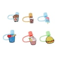 thumbnail image 1 of Silicone Straw Tip Covers, Eco Friendly Lightweight Silicone Straw   For Indoor Outdoor, 1 of 8