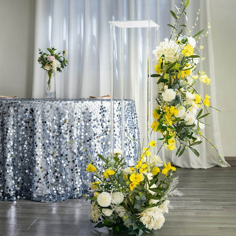 Floral Stand Welcome Table