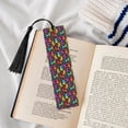 thumbnail image 4 of Kdxio Colorful Cats Print Metal Tassel Bookmarks,Perfect Gift for Art Lovers and Bookworms Metal Bookmarks for Women, 4 of 8