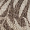 thumbnail image 6 of Nourison Garden Oasis Indoor/Outdoor Mocha 4' x 6' Area Rug (4x6), 6 of 9