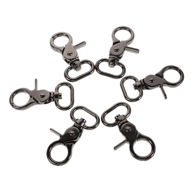 6pcs Metal Trigger Snaps Swivel Clips Hardware Auto Close Buckle For Diy Bag Making Craft Supplies Versatile Accessories For Projects