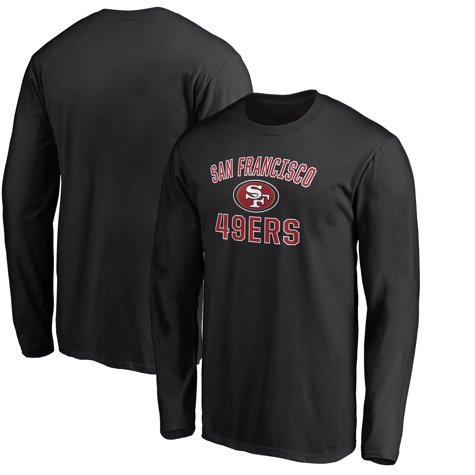 Men's Black San Francisco 49ers Victory Arch Long Sleeve T-Shirt