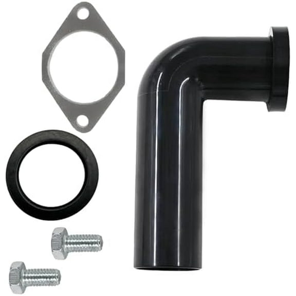 Garbage Disposal Drain Elbow Kit Compatible With Garbage Disposal 1-1/2 With 1.5" Elbow, Flange, Gasket, and Two Screws$$Tools & Hardware Other