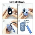 thumbnail image 7 of Yuebutor Key Fob Cover Case Compatible with 2022 2023 Honda Civic Accord CR-V HR-V Pilot Accessories, 7 of 7