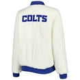 thumbnail image 5 of Women's G-III 4Her by Carl Banks Oatmeal/Royal Indianapolis Colts Switchback Reversible Full-Zip Jacket, 5 of 6