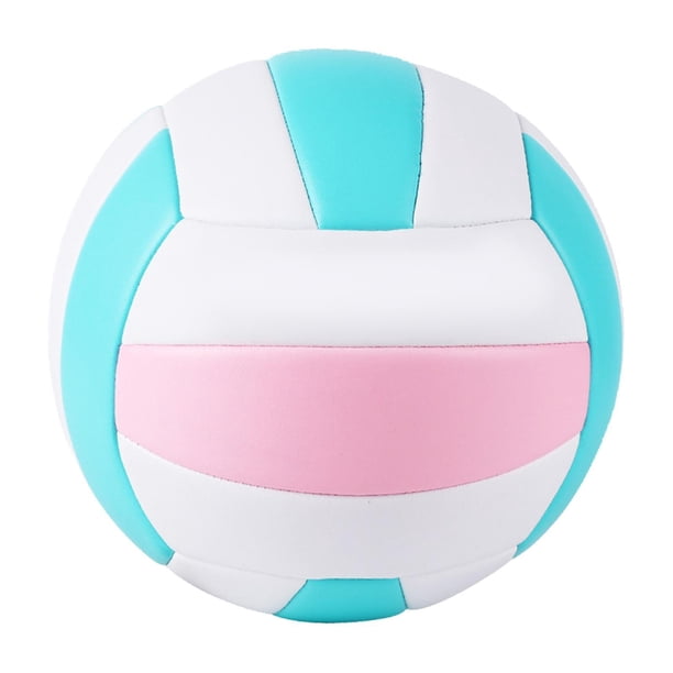 Soidarity Standard Indoor Volleyball Outdoor Ball for Teenager Kids Deportes y aire libre Rosa Verde Blanco