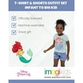 thumbnail image 5 of Disney Princess Ariel Toddler Girls T-Shirt and Chambray Shorts Outfit Set Infant to Big Kid, 5 of 5