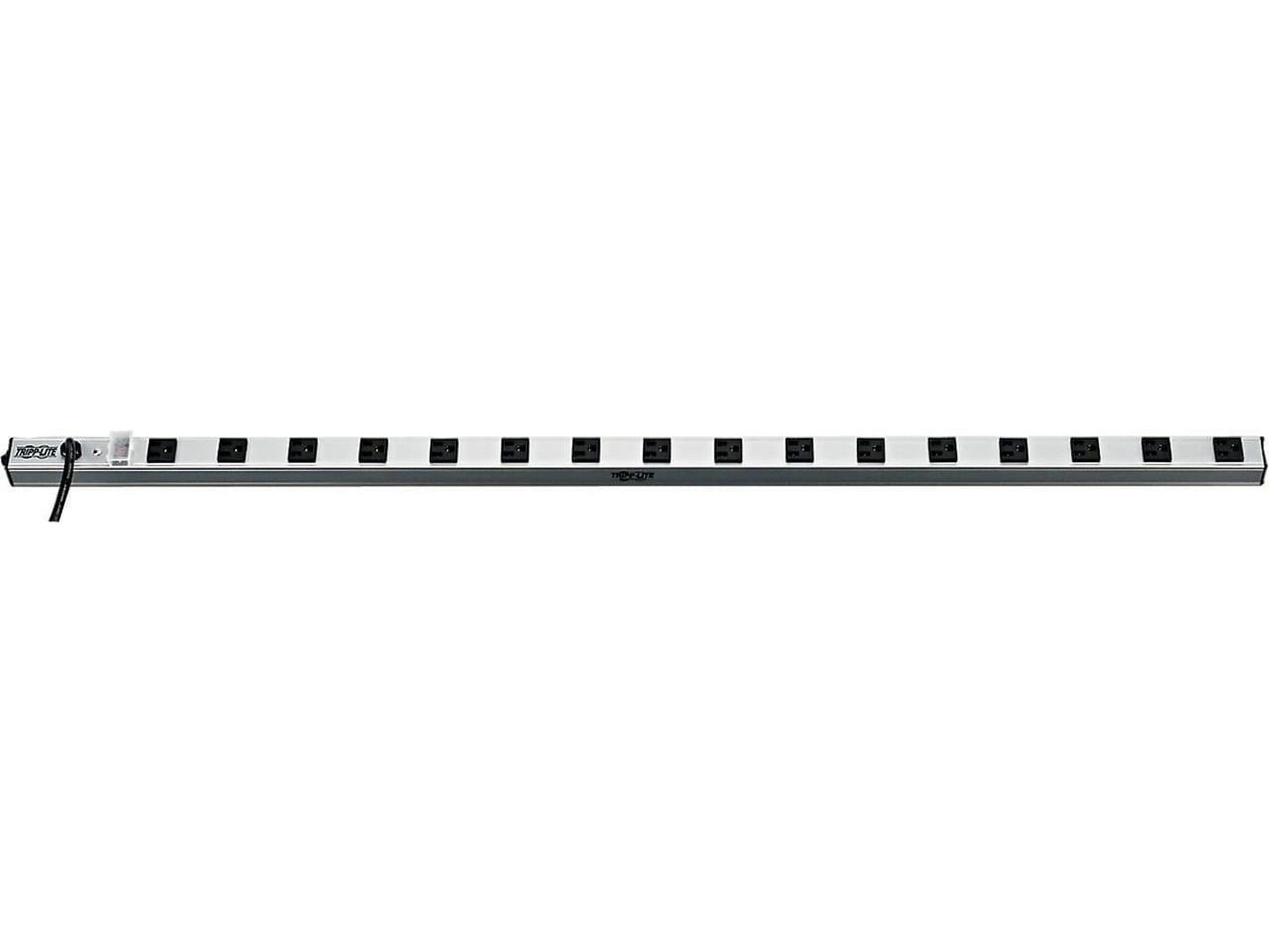 Tripp Lite 16 Outlet Power Strip, Long Cord 15 ft, 120V, 15A, 48 inch Vertical Housing, Metal (PS4816) - image 4 of 11