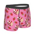 thumbnail image 2 of KLL Strawberry Cake Men's Cotton Boxer Briefs Underwear-X-Large, 2 of 8