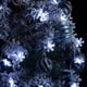 thumbnail image 4 of Luces navideñas Luces de copo de nieve - Total 1.5 metros 10 luces de hadas Funciona con batería a prueba de agua para decoraciones navideñas para interiores / exteriores (luz colorida) brillar Electrónica, 4 of 5