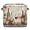 Multicolor 3, variant on CURLYOOT 13 x 13 Inch Cube Storage Bin, Pumpkins Leaves Fall Fabric Storage Cube Baskets, Closet Shelves Foldable Bins with Leather Handles for Home Organizer