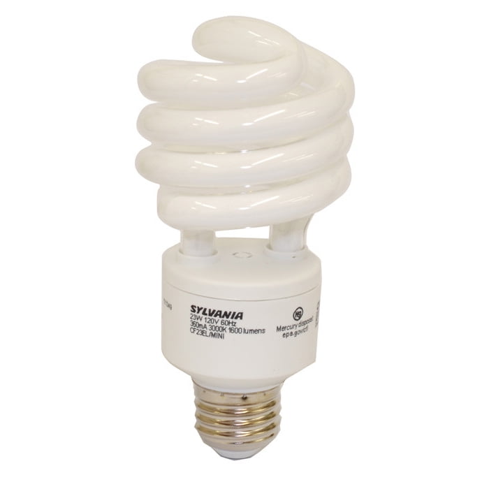 Sylvania 23W 120V E26 Mini Twist CFL Light Bulb