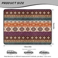 thumbnail image 7 of COEQINE Car Trunk Mat for Dogs All Season Rear Cargo Liner for Sedan SUV, Non-Slip Car Boot Liner Protector Universal Fit Most Car Models, Aztec Bohemian Stripe, 7 of 7