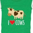 thumbnail image 4 of Inktastic I Love Cows Dairy Farmer Boys or Girls Baby Bodysuit, 4 of 5