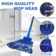 thumbnail image 4 of NEWE Commercial Mop for Floor Cleaning, Heavy Duty Industrial Mops with 55 inches Long Handle (Blue), 4 of 8