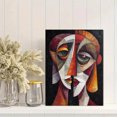 thumbnail image 2 of Abstract Face Canvas Print Wall Art for Living Room Bedroom Office Hallway Dining Room, 2 of 8