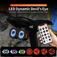 thumbnail image 3 of Lámpara de Ojo de para Motocicleta, Bicicleta Eléctrica, Luz Trasera, Espejo Retrovisor, Modificación, Control por Aplicación, LED, Atmósfera Dinámica, A, 3 of 5