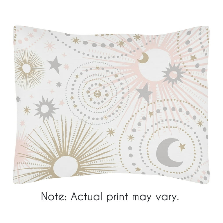 Pink and Gold Celestial Twin Comforter Set by Sweet Jojo Designs Walmart