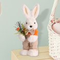 thumbnail image 1 of Muñeco de conejo de Pascua de peluche Baoblaze figura de simulación 11cmx10cmx26cm, 1 of 8