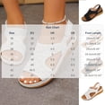 thumbnail image 4 of Taqqpue Womens Sandals Hiking Comfort Sport Sandals Beach Vacation Camping Casual Sport Sandals with Adjustable Straps and Arch Support, 4 of 10