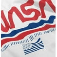 thumbnail image 5 of NASA Retro Worm Logo American Flag Toddler Boy Girl T Shirt Infant Toddler Brisco Brands 3T, 5 of 6