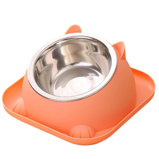 Cuenco antivuelco para gatos EZLIFE con forma divertida y agua añadida Desmontable