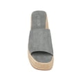 thumbnail image 4 of Women's Wedge Sandal Espadrille Platform Slip On Open Toe Wedge Heel Sandals, 4 of 5