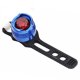 thumbnail image 2 of Advancent Impermeable Bicicleta Bicicleta Cola trasera LED Casco Ciclismo Linterna Lámpara de advertencia de seguridad Ciclismo Luz de Pescar Azul, 2 of 6